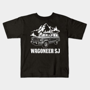 Jeep Wagoneer SJ series jeep car name Kids T-Shirt